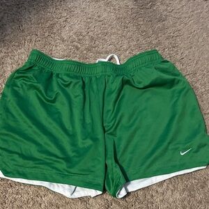 Green Women's Athletic Shorts